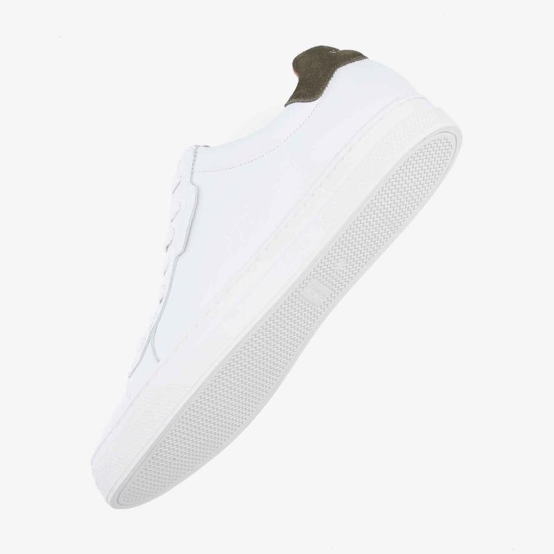 SPARKLE SNEAKER M - NAPPA/SUEDE - BLANC/VERT